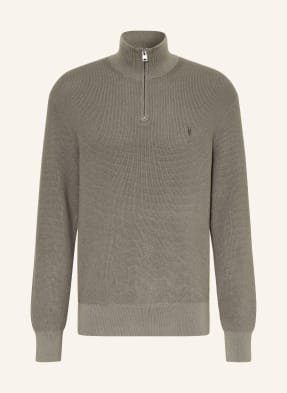 Allsaints Sweter Typu Troyer Aspen grau