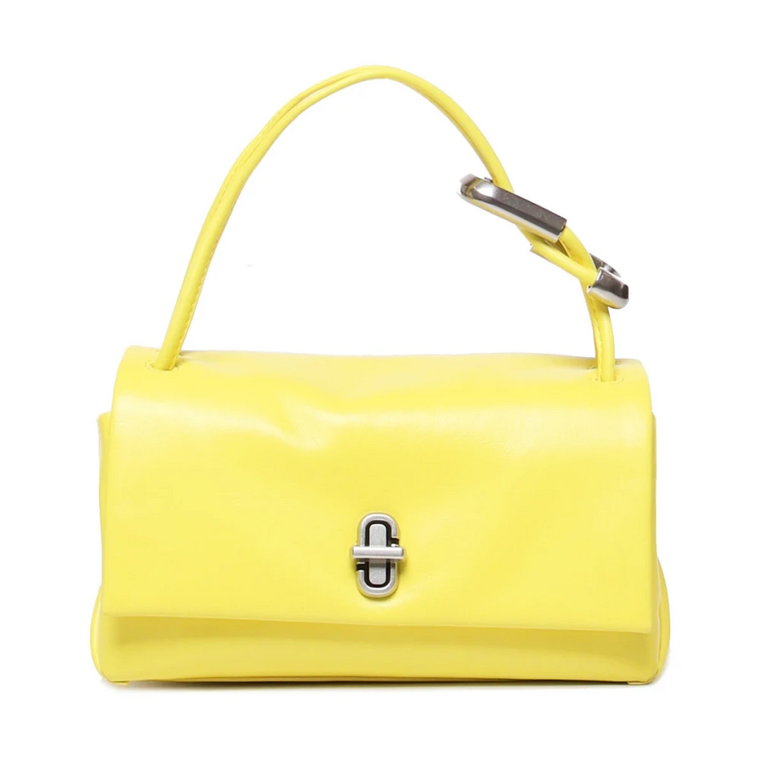 Smiley Yellow Torba na ramię z Zapięciem na Skręt Marc Jacobs