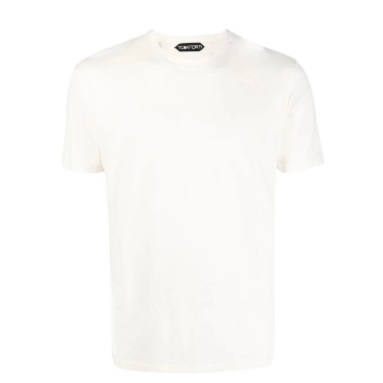 Lyocell Bawełniane T-shirty i Pola Tom Ford