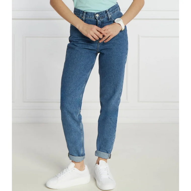 CALVIN KLEIN JEANS Jeansy | Mom Fit | high rise