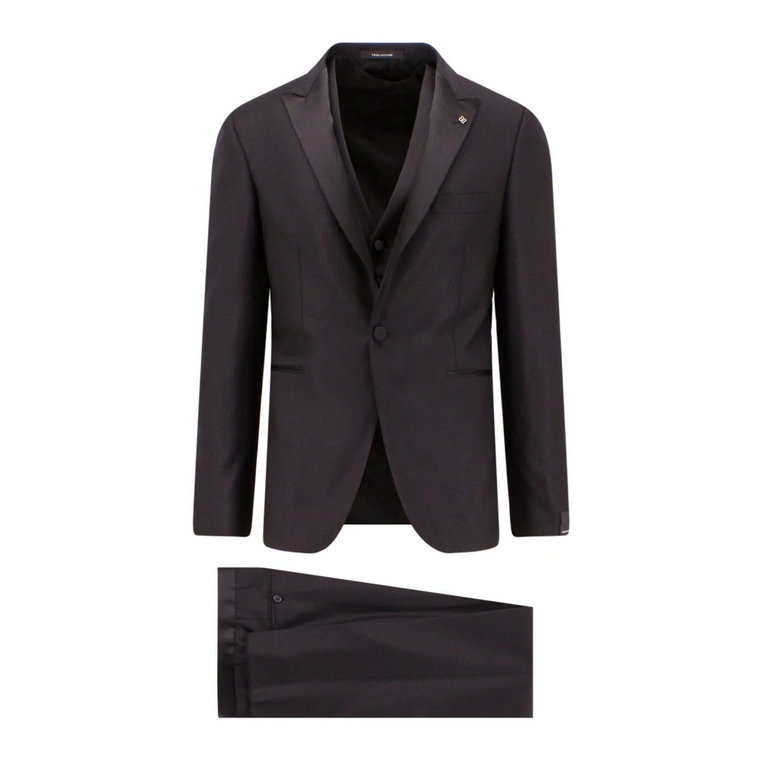 Men Clothing Suit Czarny Ss23 Tagliatore