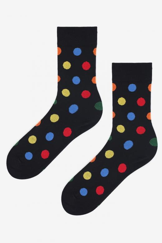 Skarpetki męskie w kolorowe kropki Men Color Dots Marilyn