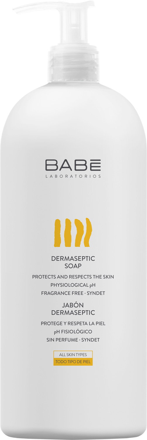 Mydło dermaseptyczne przeciwbakteryjne Babe Laboratorios do ciała i rąk 1 l (8436571630766). Mydła