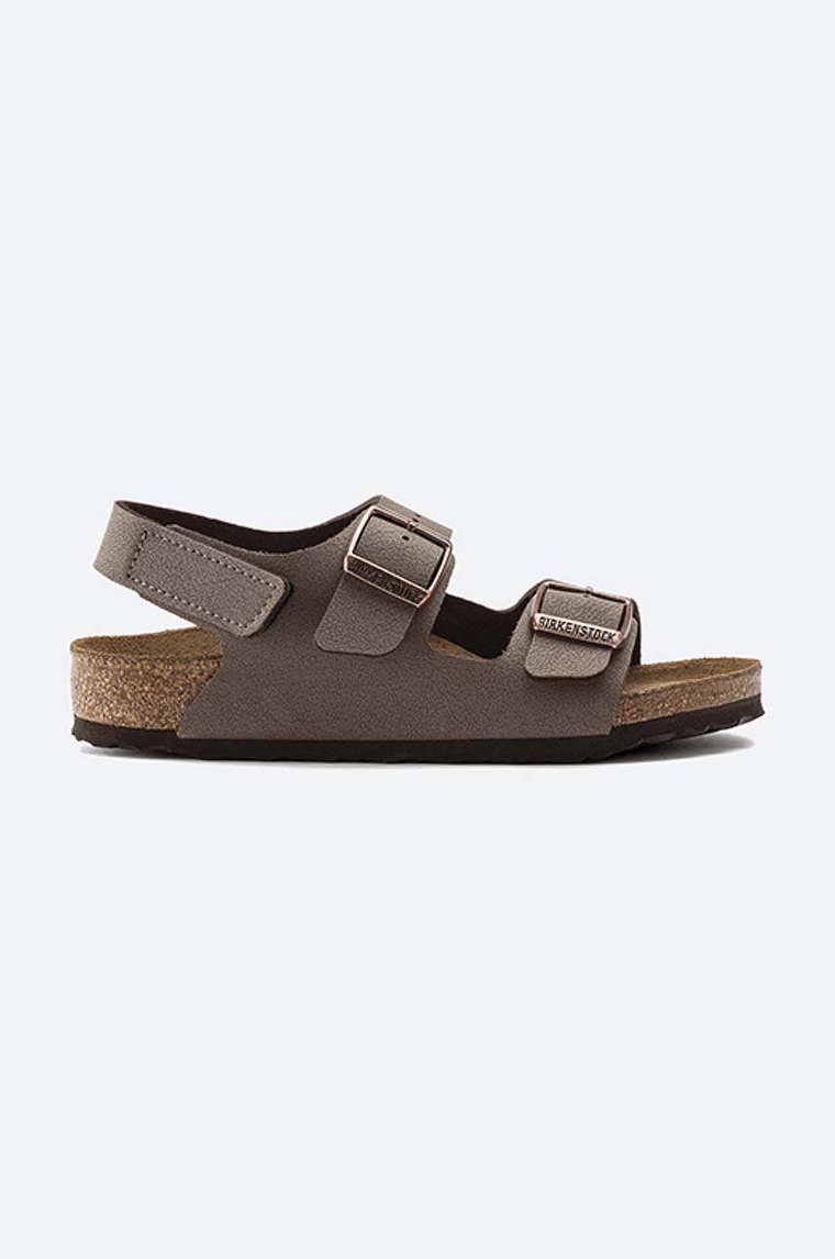 Birkenstock sandały dziecięce kolor brązowy