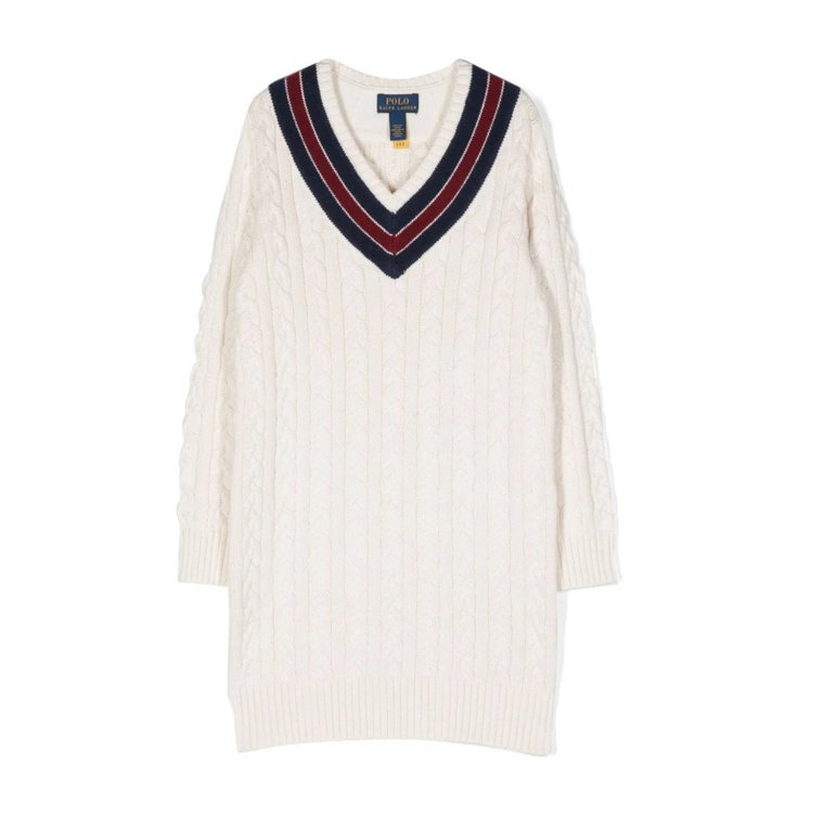 Cricket Cream Multi Sukienka Dzienna Polo Ralph Lauren