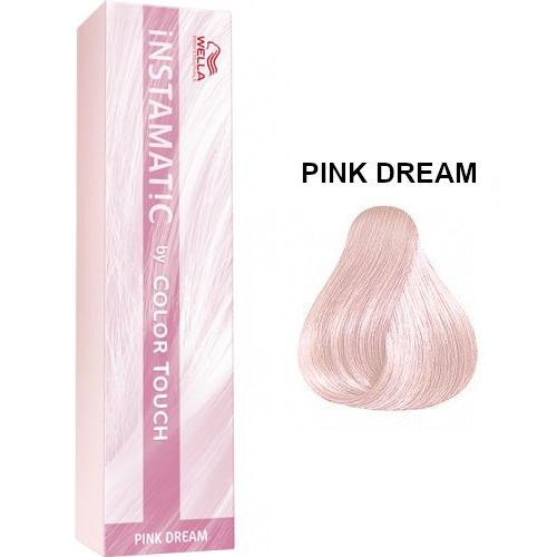 Wella Color Touch Instamatic, Bezamoniakowa półtrwała farba do włosów - Pink Dream 60ml