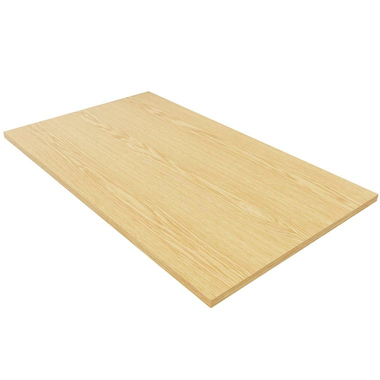 Półka formatka płyta meblowa laminowana blat DĄB JASNY 60x60 18 mm PCV 2 MM