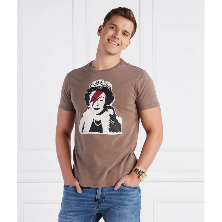 GUESS T-shirt BANKSY QUEEN | Regular Fit