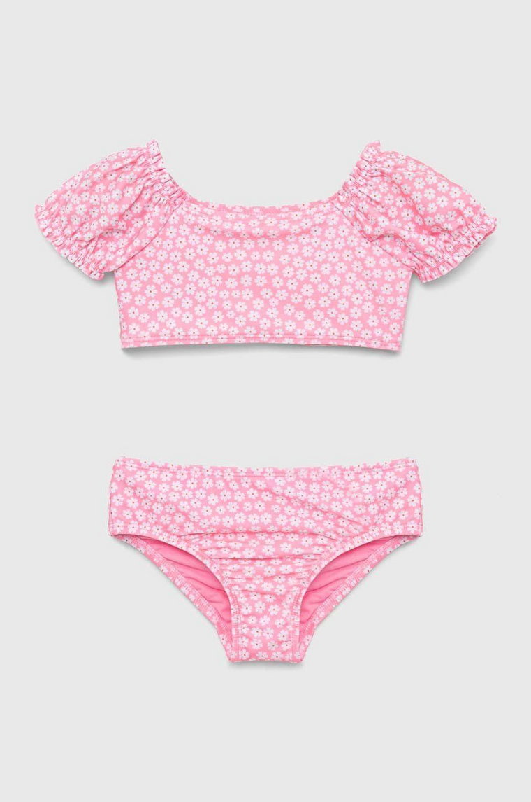 GAP dwuczęściowy strój kąpielowy dziecięcy kolor różowy