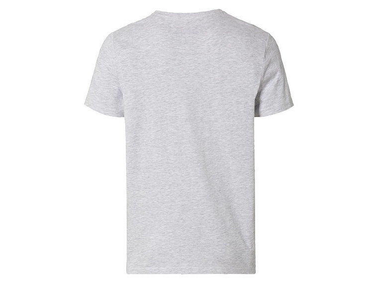 T-shirt męski z bawełną, z wzorami z seriali (S (44/46), Szary)