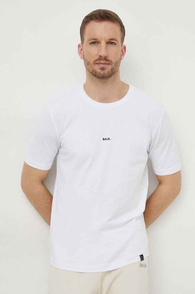 Emporio Armani t-shirt męski kolor biały gładki B1112 1228