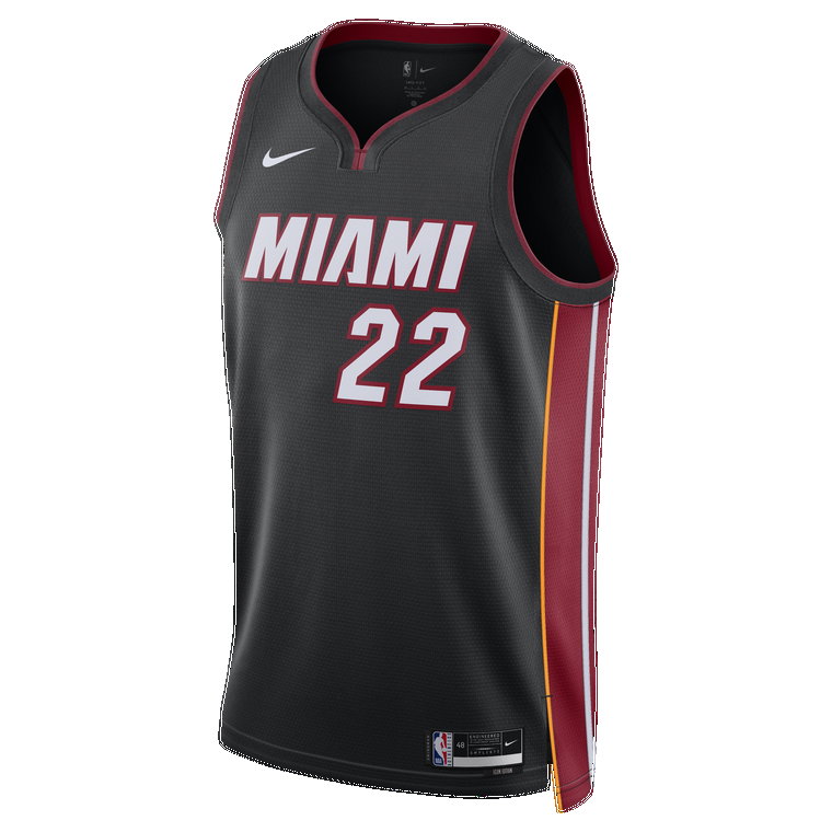 Koszulka męska Nike Dri-FIT NBA Swingman Miami Heat Icon Edition 2022/23 - Czerń