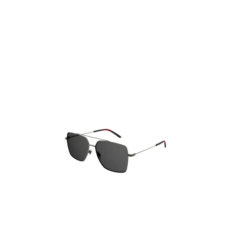 Kwadratowe okulary przeciwsłoneczne z rutenem i emalią Gucci