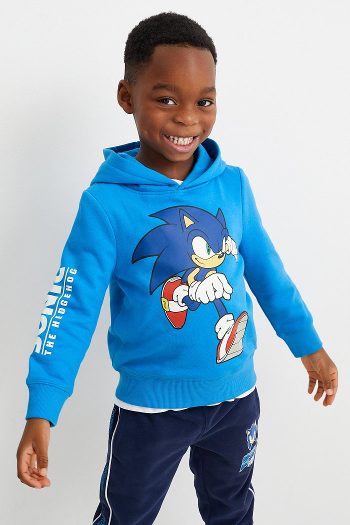 C&A Sonic-bluza z kapturem, Niebieski, Rozmiar: 146