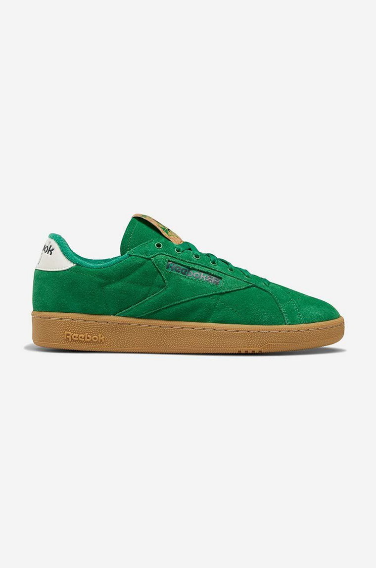 Reebok Classic sneakersy zamszowe C Grounds GV6953 kolor zielony GV6953-ZIELONY