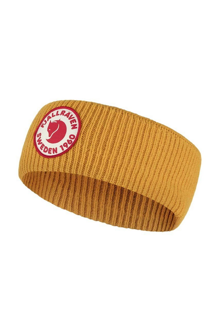 Fjallraven opaska wełniana 1960 Logo kolor żółty