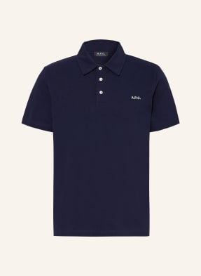 A.P.C. Koszulka Polo Z Piki Carter blau