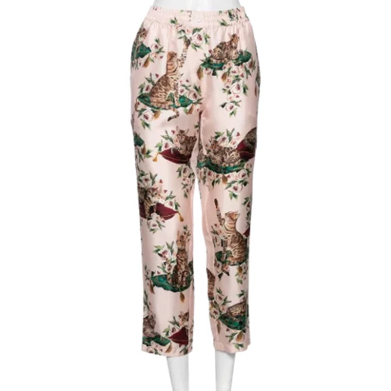 Pre-owned Silk bottoms Dolce & Gabbana Pre-owned