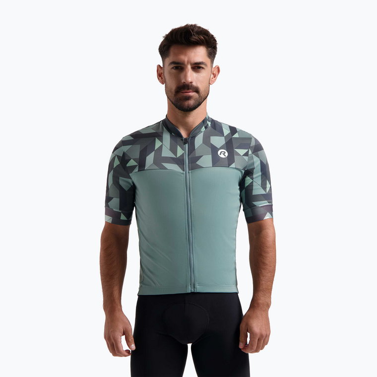 Koszulka rowerowa męska Rogelli Essential Graphic grey