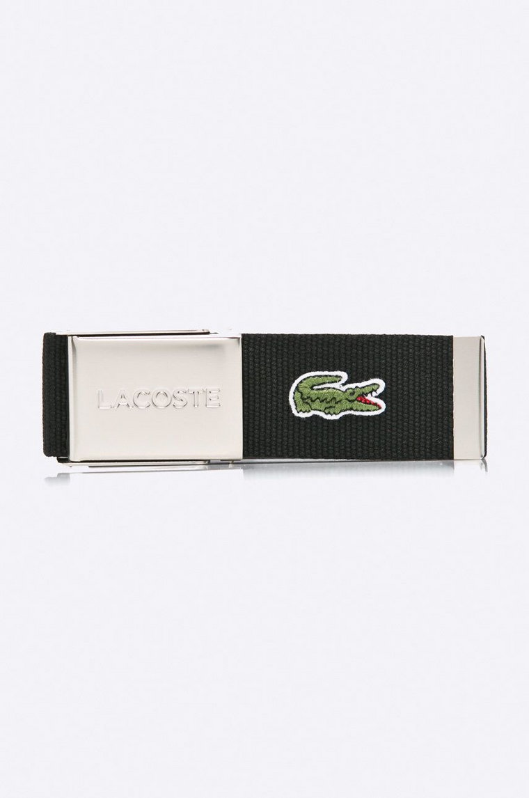 Lacoste pasek męski kolor czarny