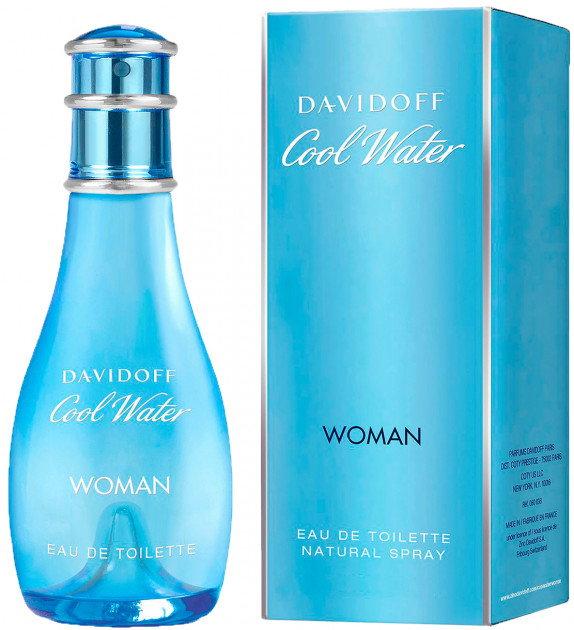 Woda toaletowa damska Davidoff Cool Water Woman 50 ml (3414202011769). Perfumy damskie