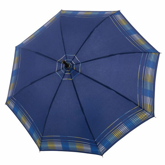 Doppler Fiber Stabil Stick Umbrella 83 cm blue stripe