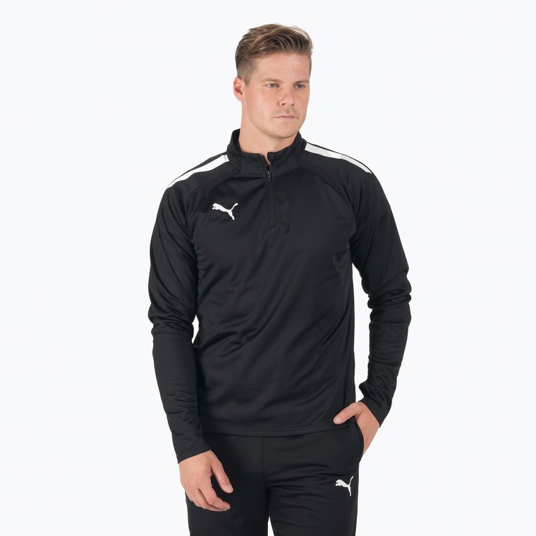 Bluza męska PUMA Teamliga 1/4 Zip Top puma black/puma white