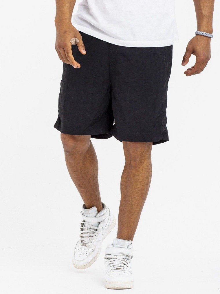 Two in One Swim Shorts Black Black White TB2683