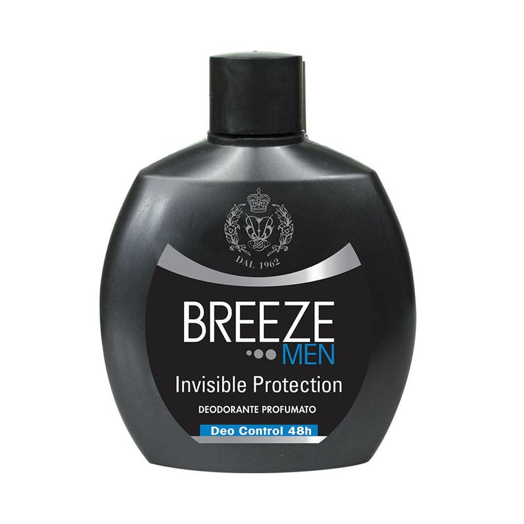 Breeze Men, Dezodorant, Invisible Protection No Gas, 100ml