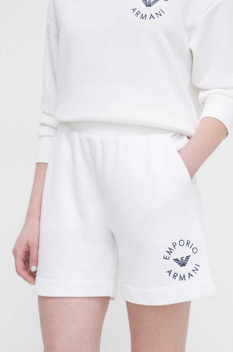Emporio Armani Underwear szorty plażowe kolor biały 262228 4R320