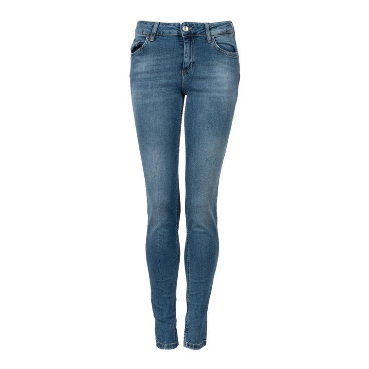 Jeansy Skinny z Efektem Bottom Up Liu Jo