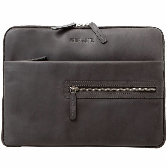 Pride and Soul Terra Writing Case Leather 34 cm grau