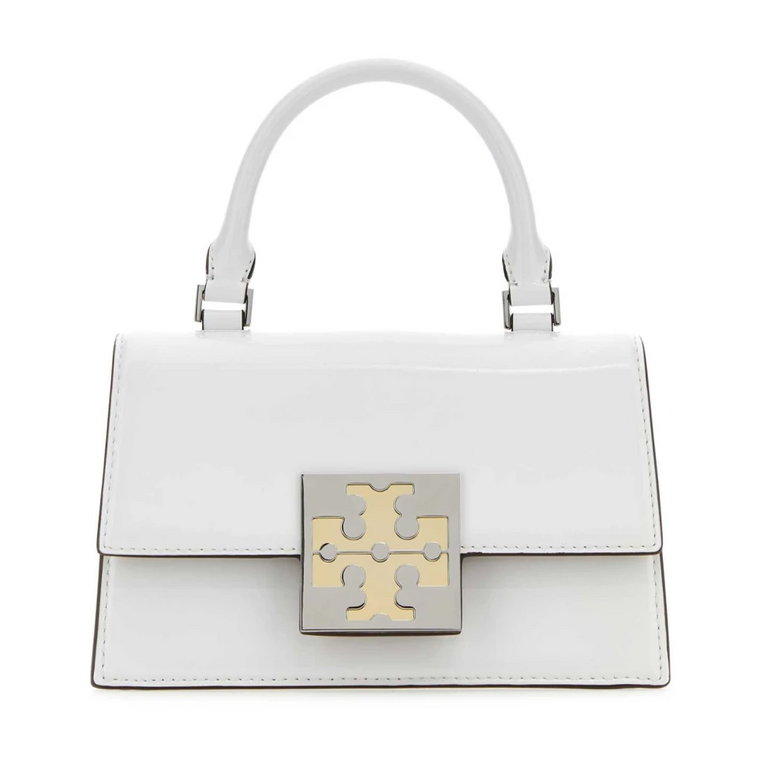 Biała skórzana mini torebka Trend Tory Burch