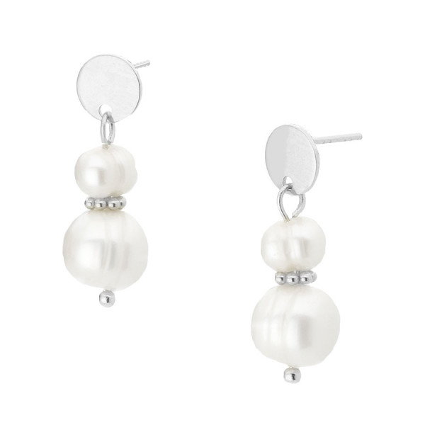 Eleganckie perłowe kolczyki na sztyftach
