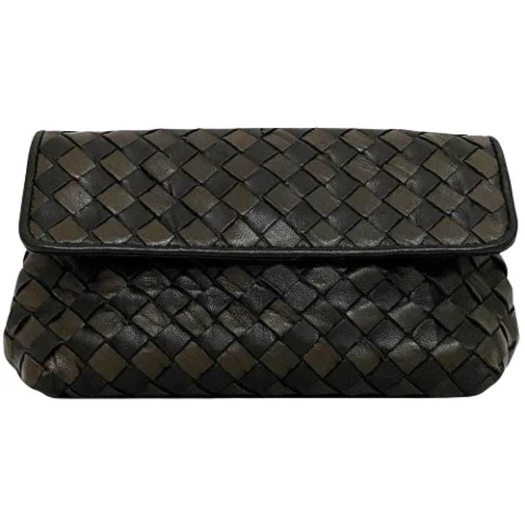 Pre-owned Leather clutches Bottega Veneta Vintage