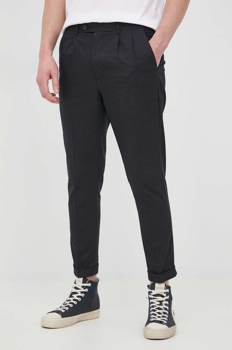 AllSaints Spodnie TALLIS TROUSER męskie kolor szary w fasonie cargo MM063V