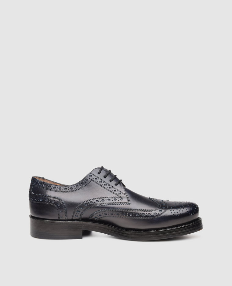 Heinrich Dinkelacker Buty biznesowe Derby RIO FULL-BROGUE TC