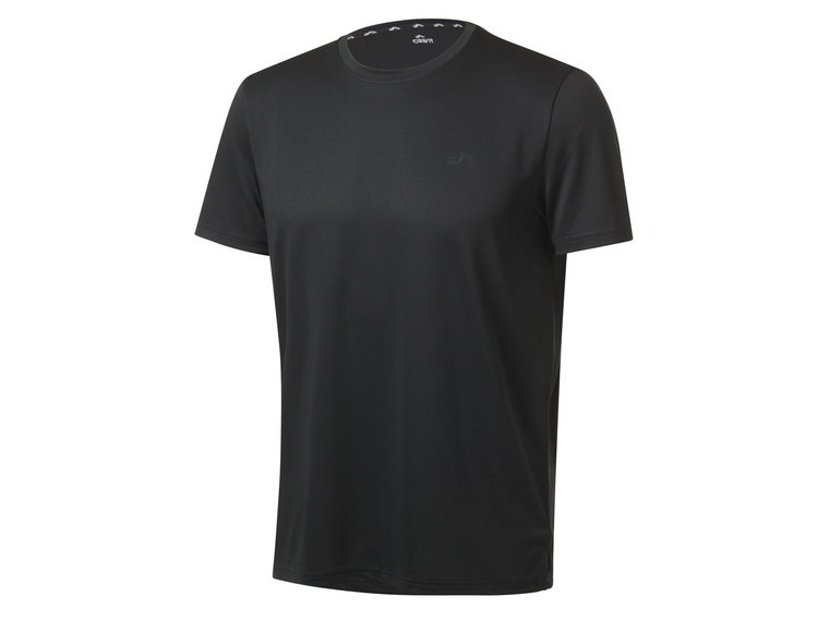CRIVIT T-shirt funkcyjny męski z technologią chłodzenia (M (48/50), Czarny)