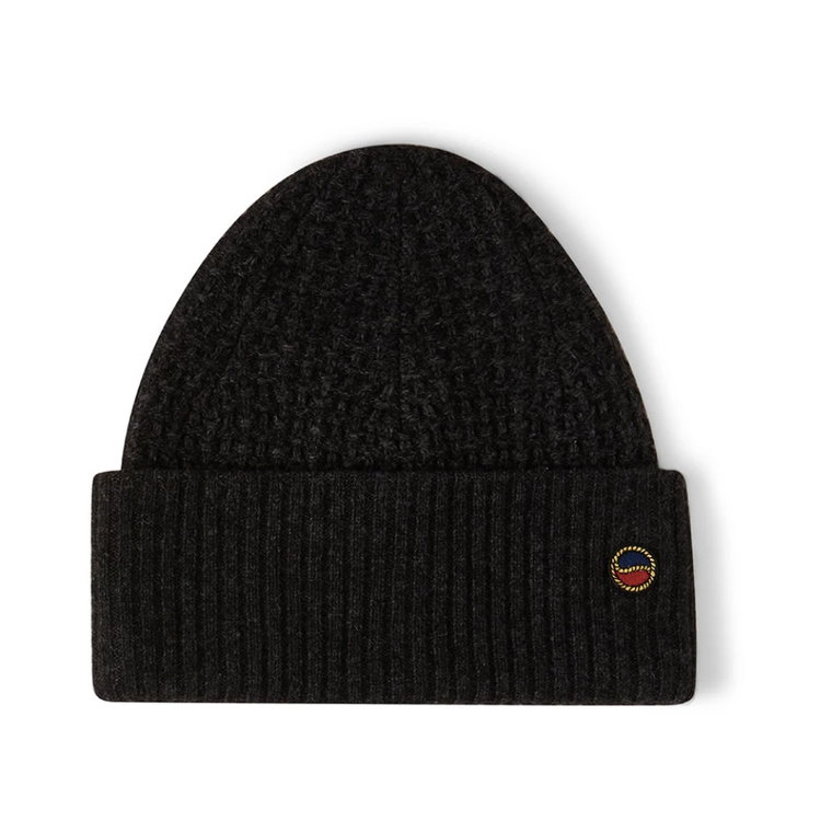 Antracytowa czapka - Ciepły dodatek zimowy Busnel