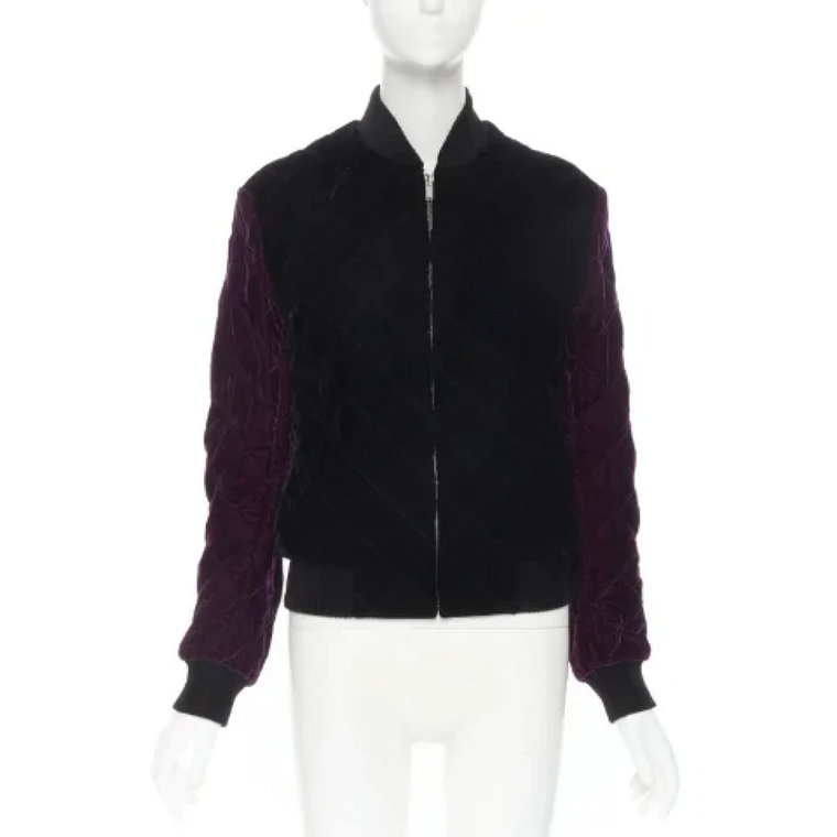 Pre-owned Velvet outerwear Saint Laurent Vintage