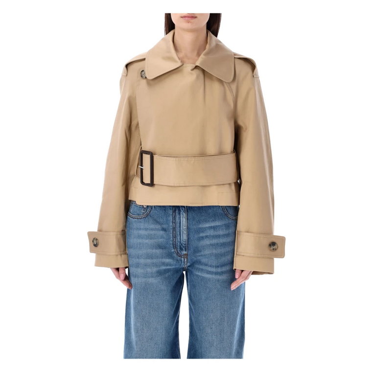 Elegant Wrap Front Trench Coat JW Anderson