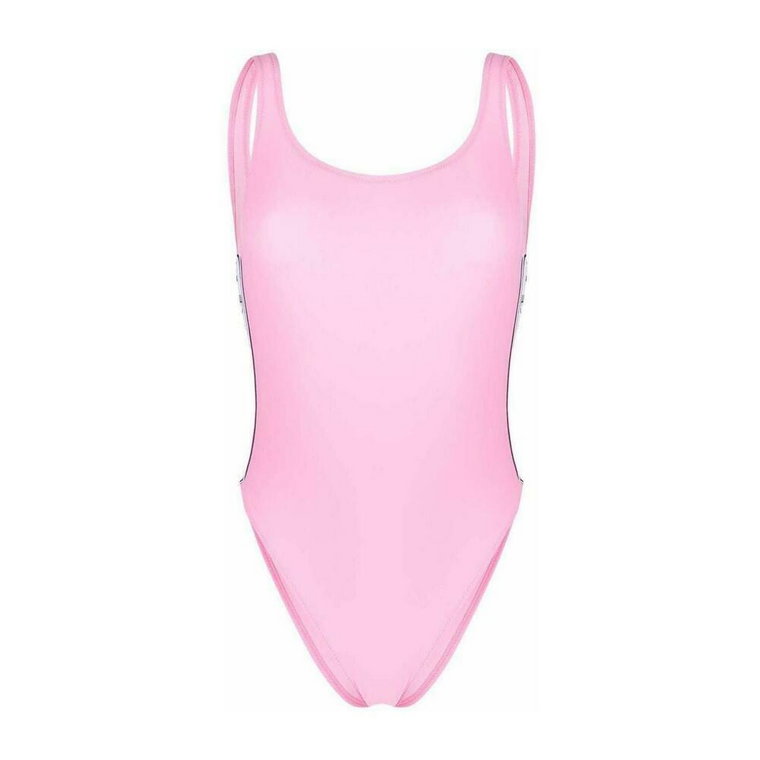 One-piece Stretch Fabric Swimsuit with Logo Chiara Ferragni Collection