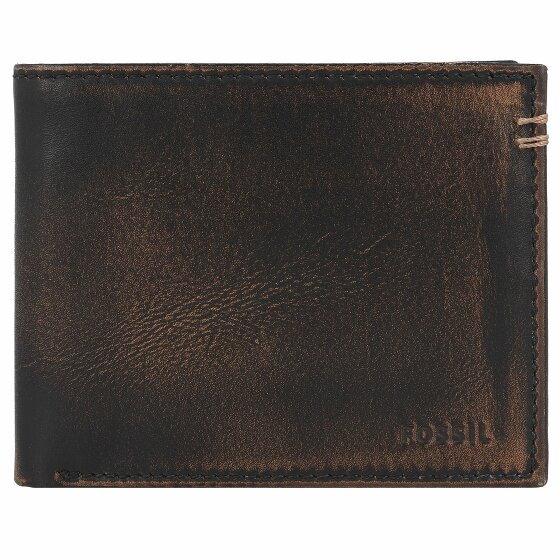 Fossil Wade Leather Wallet 11,5 cm schwarz