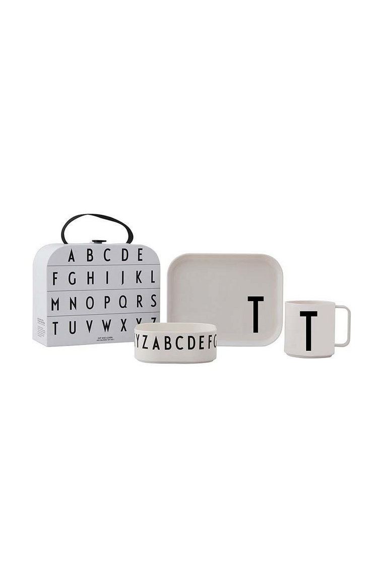 Design Letters zestaw śniadaniowy dla dzieci Classics in a suitcase T