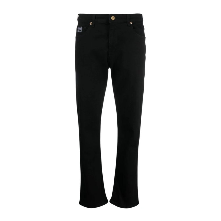 Czarne Aw23 Damskie Jeansy - Stylowa Aktualizacja Versace Jeans Couture