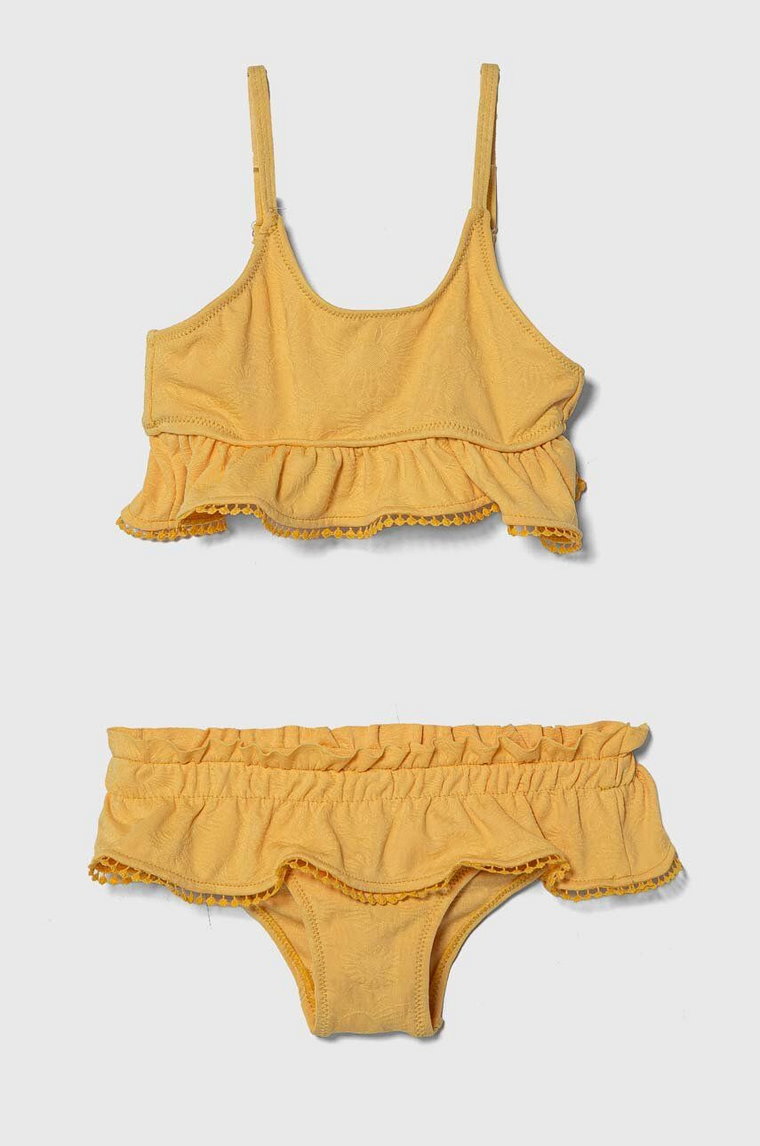 zippy dwuczęściowy strój kąpielowy dziecięcy kolor żółty