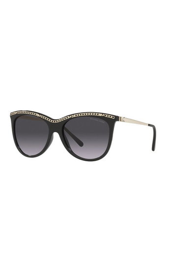 Michael Kors Okulary przeciwsłoneczne 0MK2141 damskie kolor czarny
