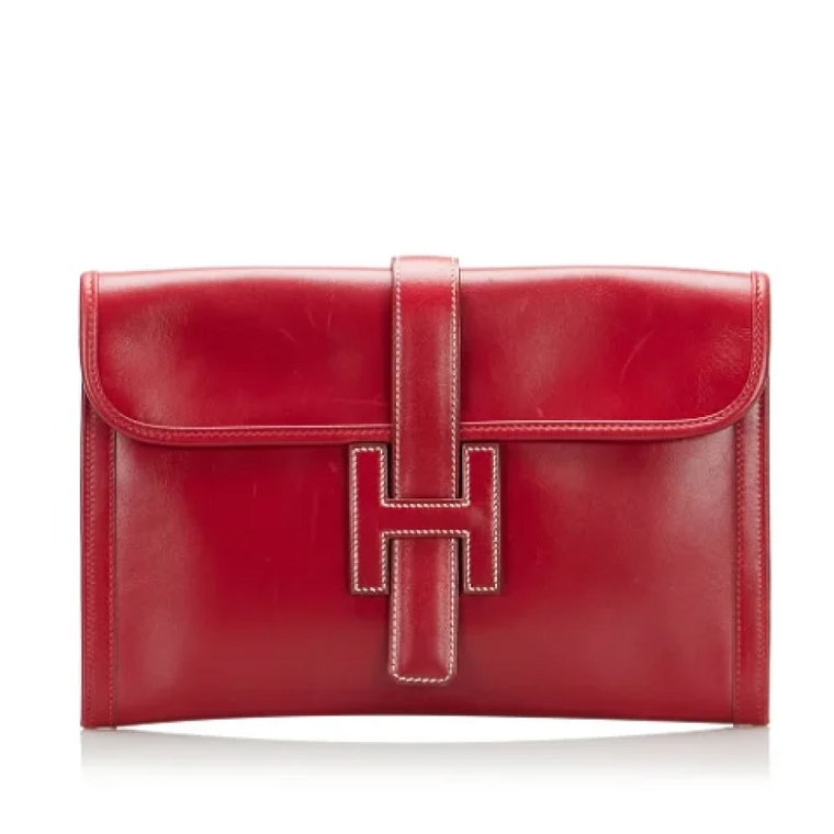 Pre-owned Leather clutches Hermès Vintage