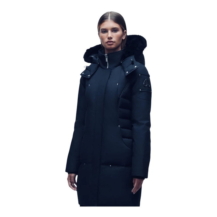 Shearling Navy Black Cloud Parka Moose Knuckles