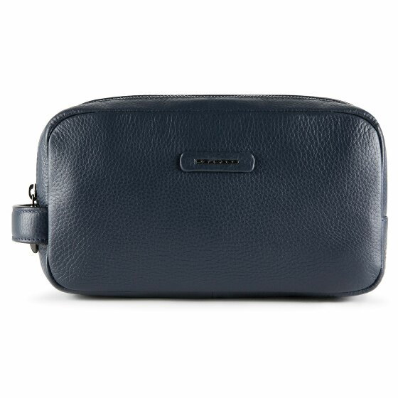 Piquadro Modus Special Leather Toiletry Bag 25 cm blue